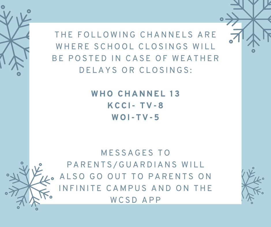 School delays/Closings