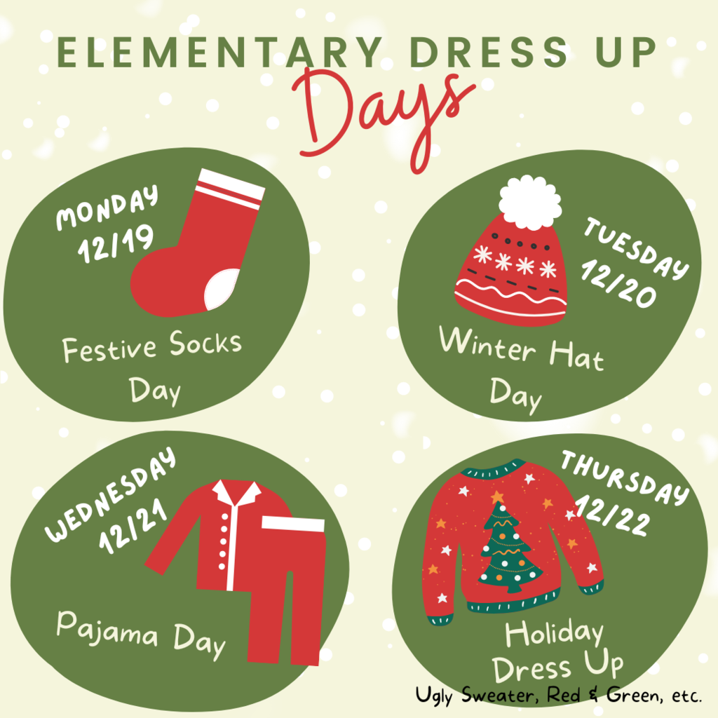 Elementary Dress Up Days